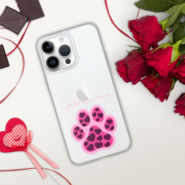 Clear Case for iPhone® Paws Before Humans - Image 5