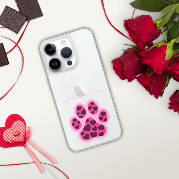 Clear Case for iPhone® Paws Before Humans - Image 7