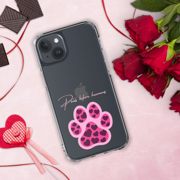 Clear Case for iPhone® Paws Before Humans - Image 10