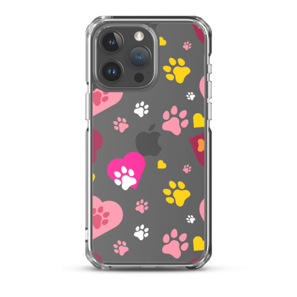 Clear Case for iPhone® - Paws & Hearts - Image 11
