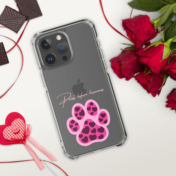 Clear Case for iPhone® Paws Before Humans - Image 13