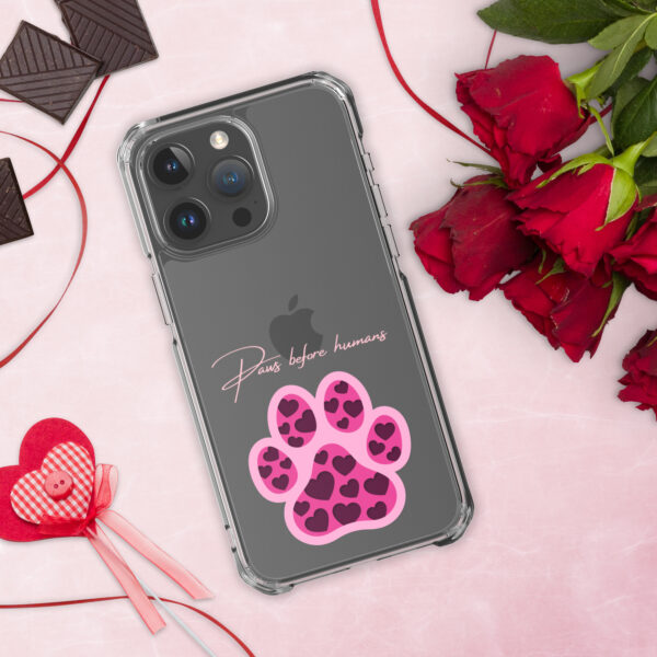 Clear Case for iPhone® Paws Before Humans - Image 12