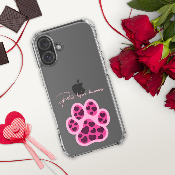 Clear Case for iPhone® Paws Before Humans - Image 19