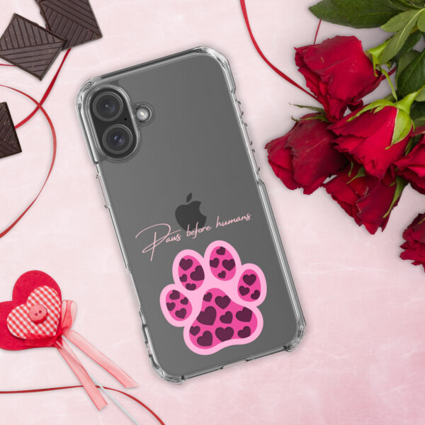 Clear Case for iPhone® Paws Before Humans - Image 18