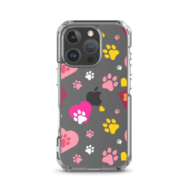 Clear Case for iPhone® - Paws & Hearts - Image 21