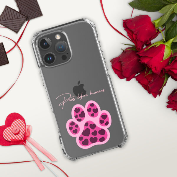 Clear Case for iPhone® Paws Before Humans - Image 20
