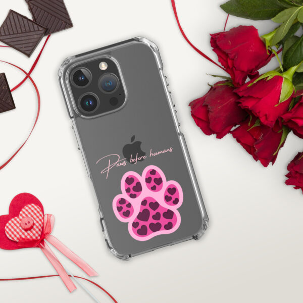 Clear Case for iPhone® Paws Before Humans - Image 22