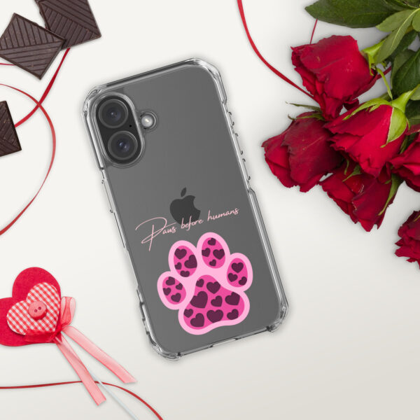 Clear Case for iPhone® Paws Before Humans - Image 24