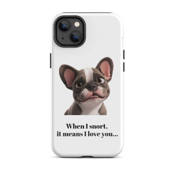 Tough Case for iPhone® - Frenchie - Cartoon - Image 2