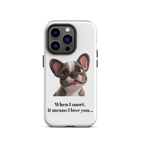 Tough Case for iPhone® - Frenchie - Cartoon - Image 3