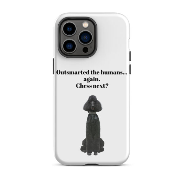 Tough iPhone®Case -Smart Poodle - Image 4