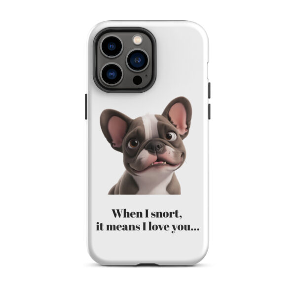 Tough Case for iPhone® - Frenchie - Cartoon - Image 4