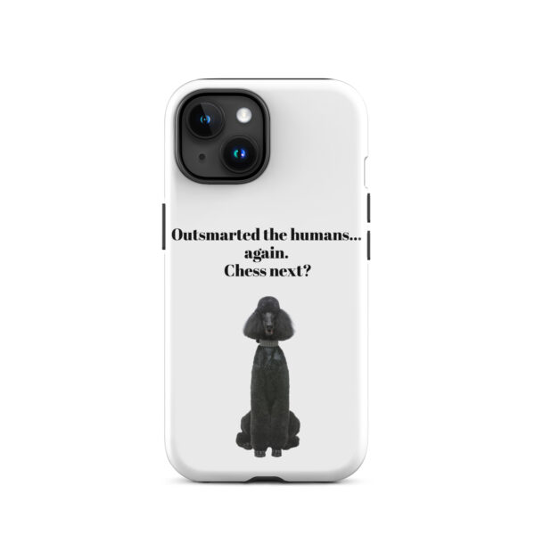 Tough iPhone®Case -Smart Poodle - Image 5