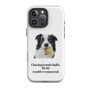 Tough iPhone® Case - Border Collie - Ball