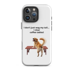 Tough Case for iPhone® - Golden Retriever - Tail Wag