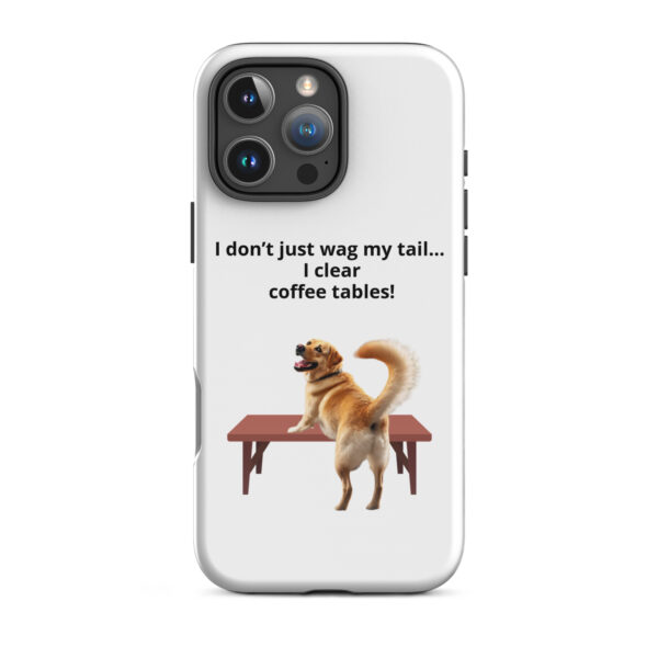 Tough Case for iPhone® - Golden Retriever - Tail Wag