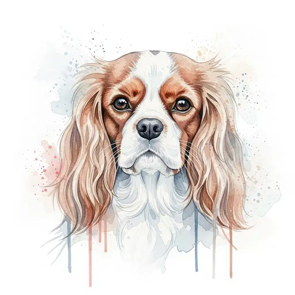 Watercolour Dog Portrait Style Sample | WoofSpark – Woof Spark Watercolour dog portrait style sample - soft colors and artistic brush strokes