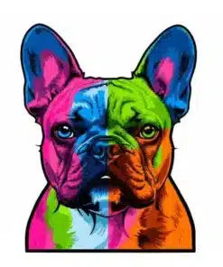 Triple portrait bundle showing 3 custom dog portrait styles side by side